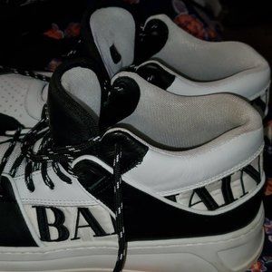 Balmain Paris - Font Logo - Low Top Kane - Mens Sneaker -  sz 41U (8 usa)